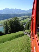 Talfahrt Pilatus-Bahn - bald geschafft!