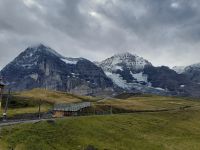 Aussicht auf Eiger, Mönch und Jungfraujoch