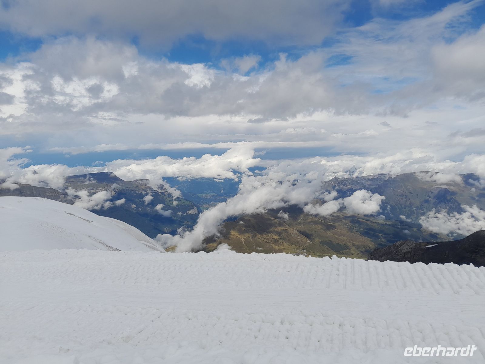 Talblick vom Jungfraujoch