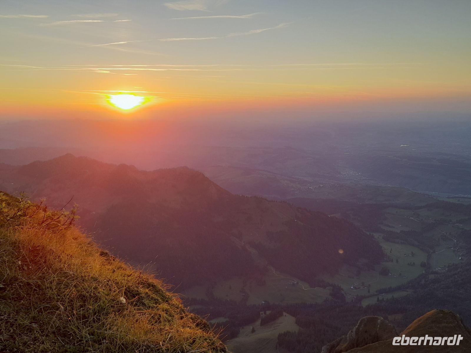 Sonnenuntergang auf dem Pilatus
