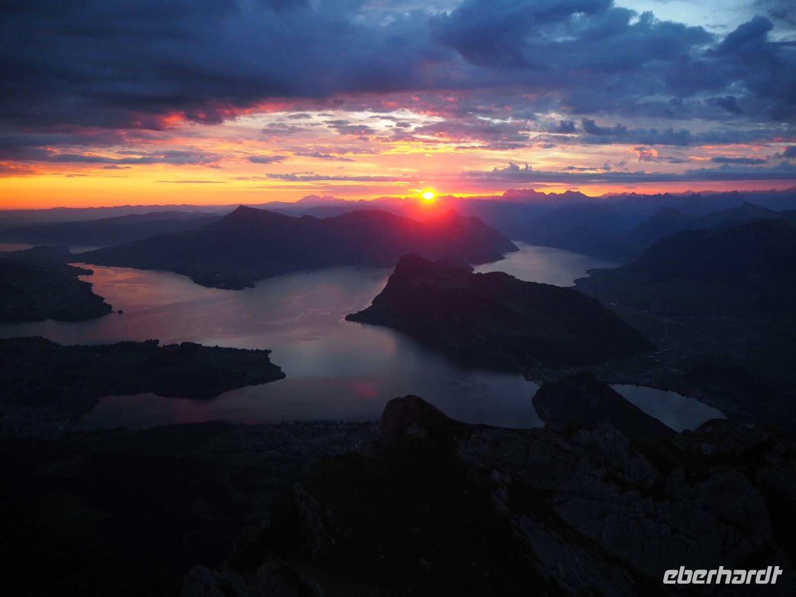 Sonnenaufgang auf dem Pilatus