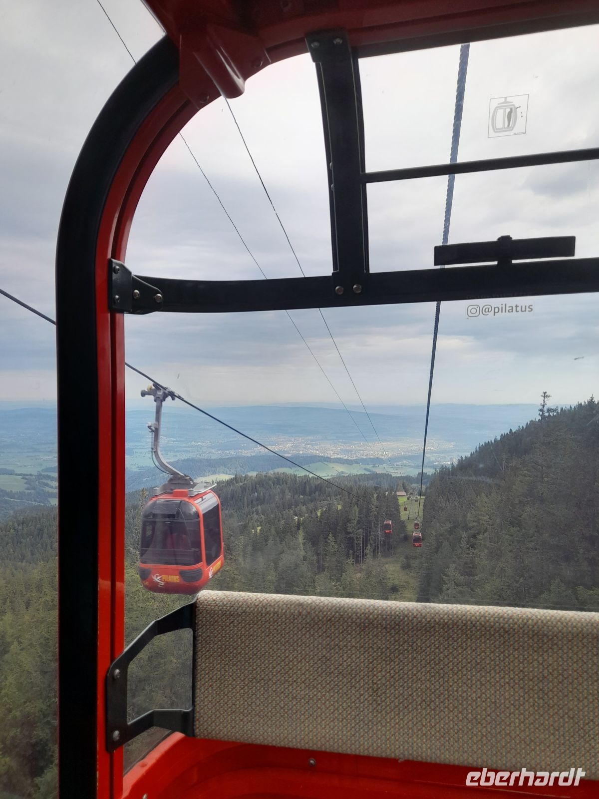 Talfahrt vom Pilatus nach Kriens