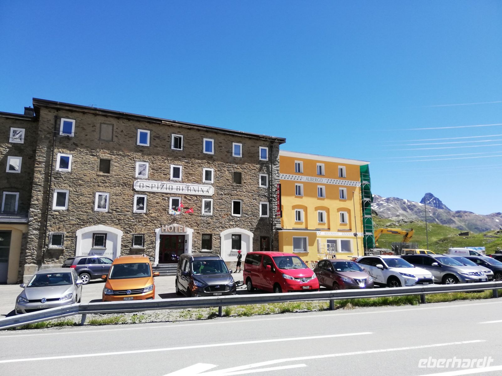 Mit dem Bus über den Bernina-Pass nach Tirano