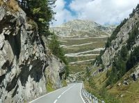 Blick auf die Grimselpassstraße