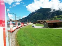 Fahrt mit dem Glacier-Express