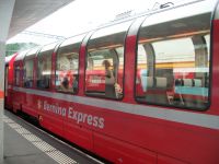 Fahrt mit dem Bernina-Express