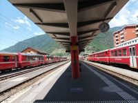 Bahnhof in Tirano