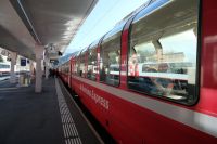 Der Bernina-Express nach Tirano