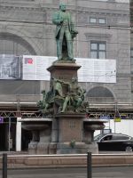 Zürich, Denkmal Bahnpionier Alfred Escher