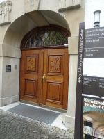 St. Gallen, Eingang zur Stiftsbibliothek