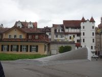 St. Gallen, Klosterhof, Zugang Untergeschoss von Santiago Calatrava (1998)