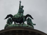 Luzern, Verweis auf Gothardtunnel am ehemaligen Bahnhofsportal