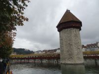 Luzern, Kapellbrücke mit Wasserturm
