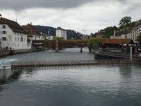 Luzern, Reuss mit Nadelwehr