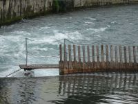 Luzern, Detail Nadelwehr an der Reuss 