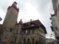 Luzern, Kornmarkt mit Rathaus