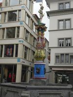 Luzern, Brunnen am Kapellplatz