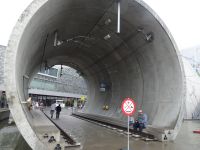 Luzern, Verkehrshaus, Originalsegment Gotthardbasistunnel 