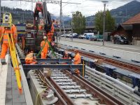 Zweisimmen, Umbau für Umspuranlage