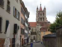 Lausanne, Blick zur Kathedrale