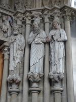 Lausanne, Detail Nebeneingangsportal