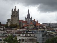 Lausanne, Blick auf Kathedralberg