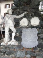 Zermatt, Denkmal Tourismus- und Hotelpionier Seiler