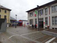 Tirano, Bahnhöfe Italienische und Rhätische Bahn