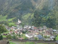 Gotthard Panorama Express, Blick auf Wassen 