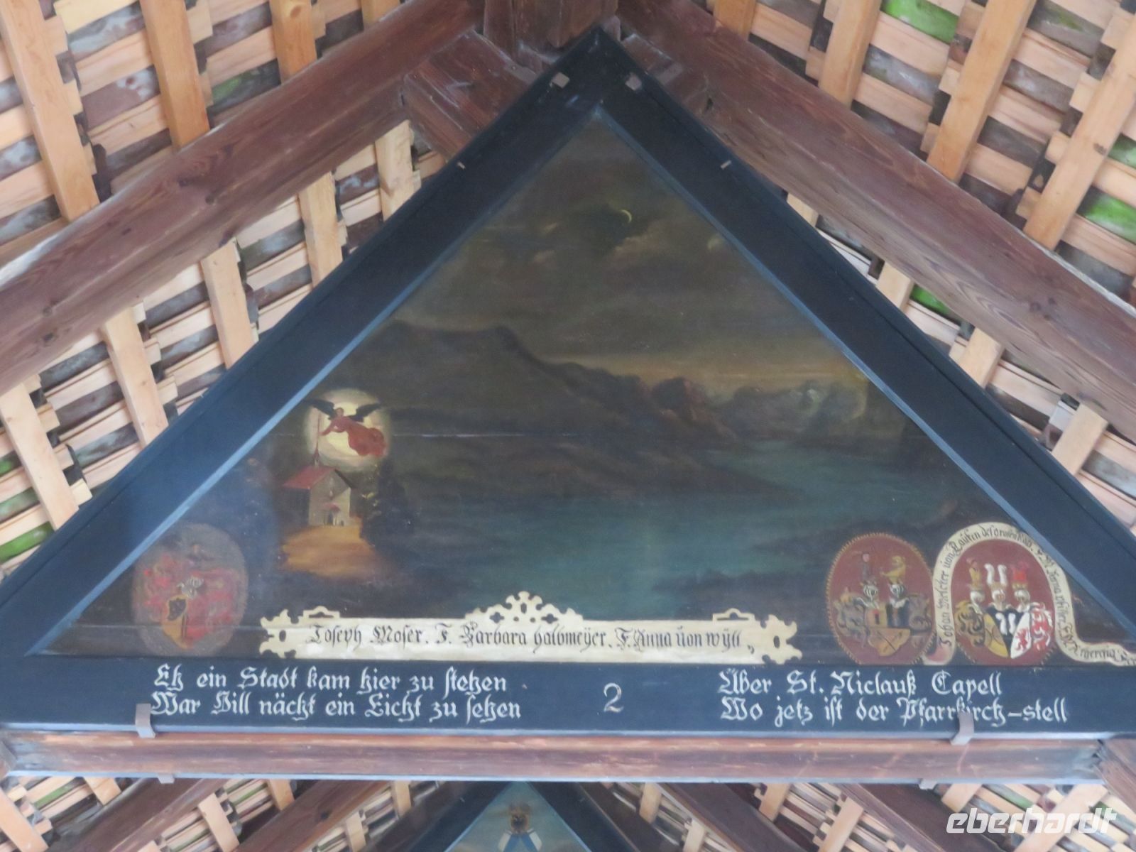 023 Luzern - Kapellbrücke -Giebelbild