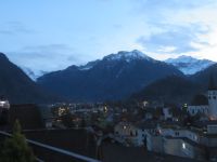 060 Interlaken - Blick von der Dachterrasse des Hotels über Interlaken