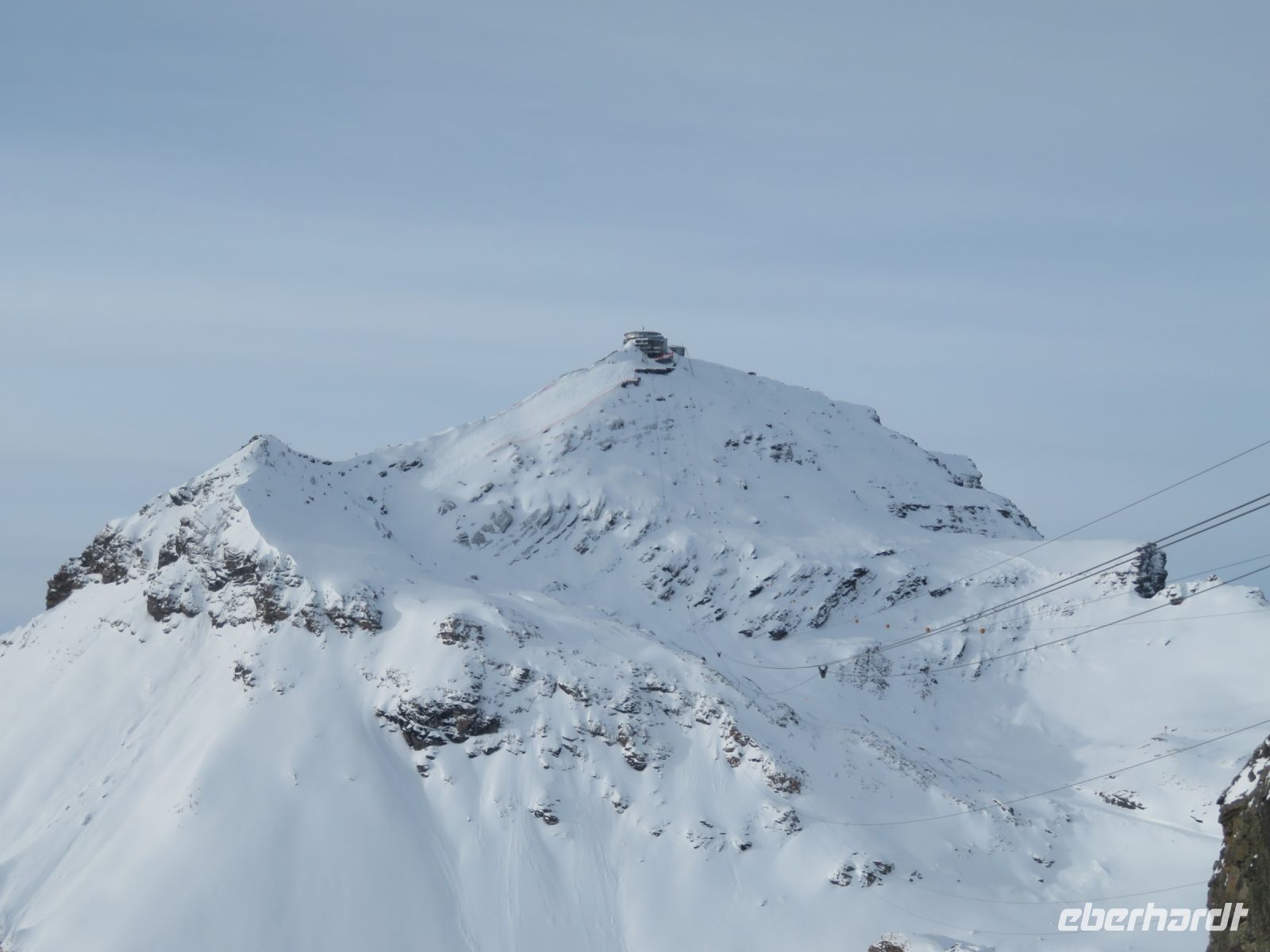066 Schilthorn - Station Birg - Blick zum Schilthorn