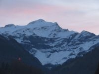 117 Interlaken - Abendstimmung über der Jungfrau