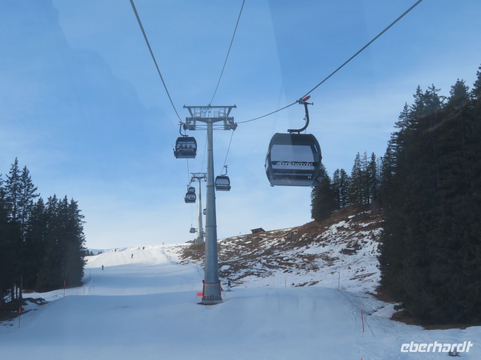 120 Männlichen - Fahrt mit der Gondelbahn