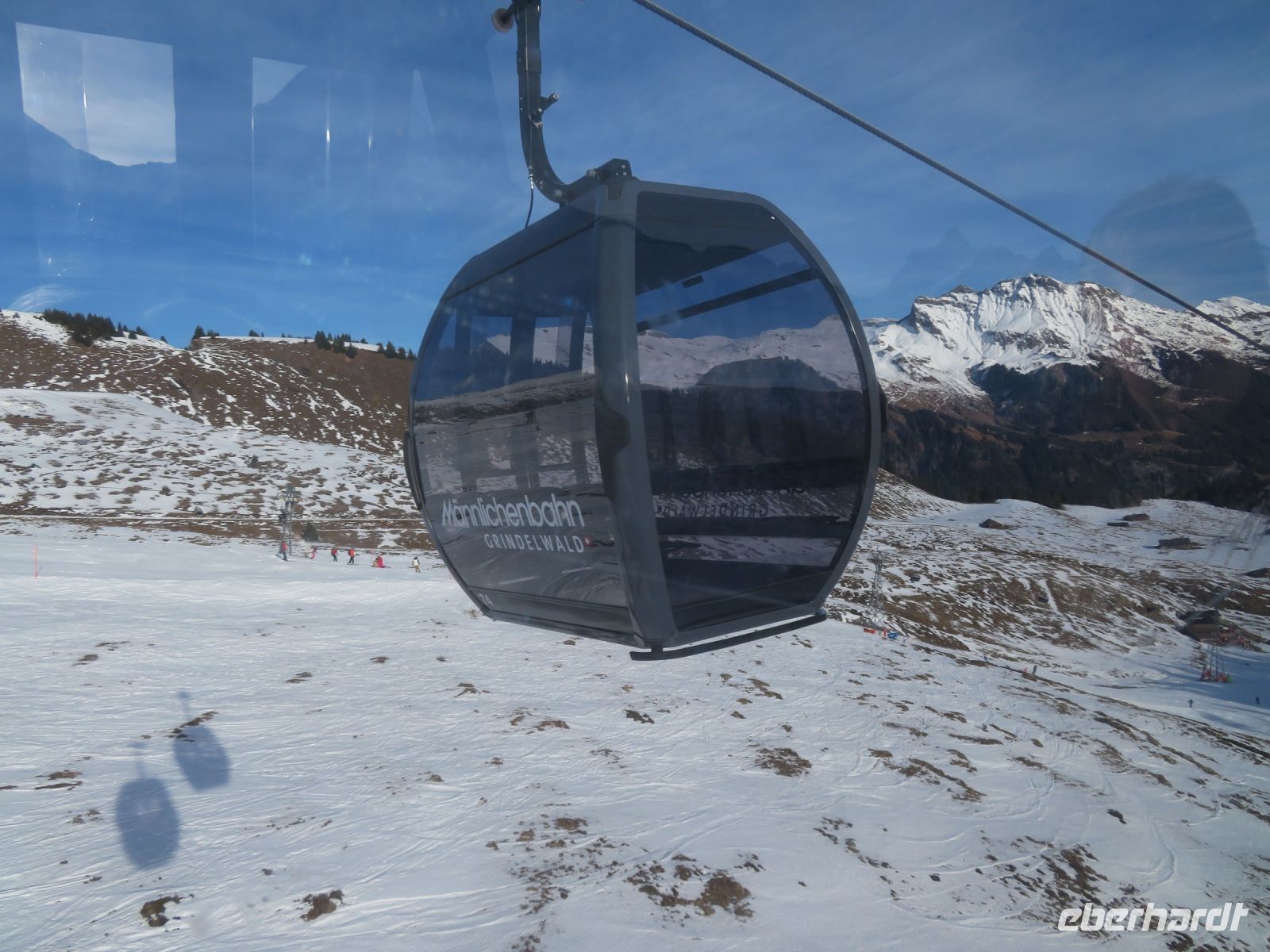 121 Männlichen - Fahrt mit der Gondelbahn