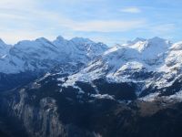 136 Männlichen - Blick in die Berge der Berner Alpen
