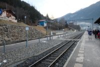 Der Bahnhof von Tiefencastel