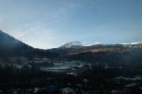 Blick zum Albulagebirge