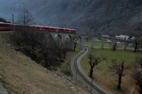 Am Kreisviadukt von Brusio