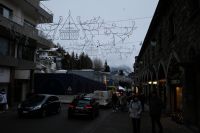 Die Einkaufsstr. in St Moritz