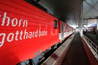 Im Bahnhof von Disentis