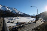 Der zugefrorene Moritzsee