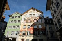 Bemalte Häuser in Luzern