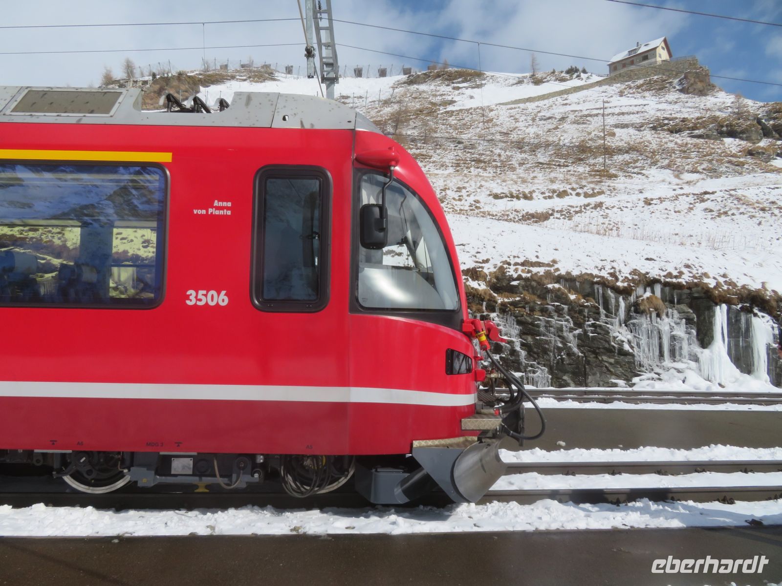 039 Fahrt mit dem Bernina-Express - Stopp Alp Grüm