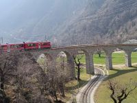 051.1 Fahrt mit dem Bernina-Express - Kreisviadukt Brusio