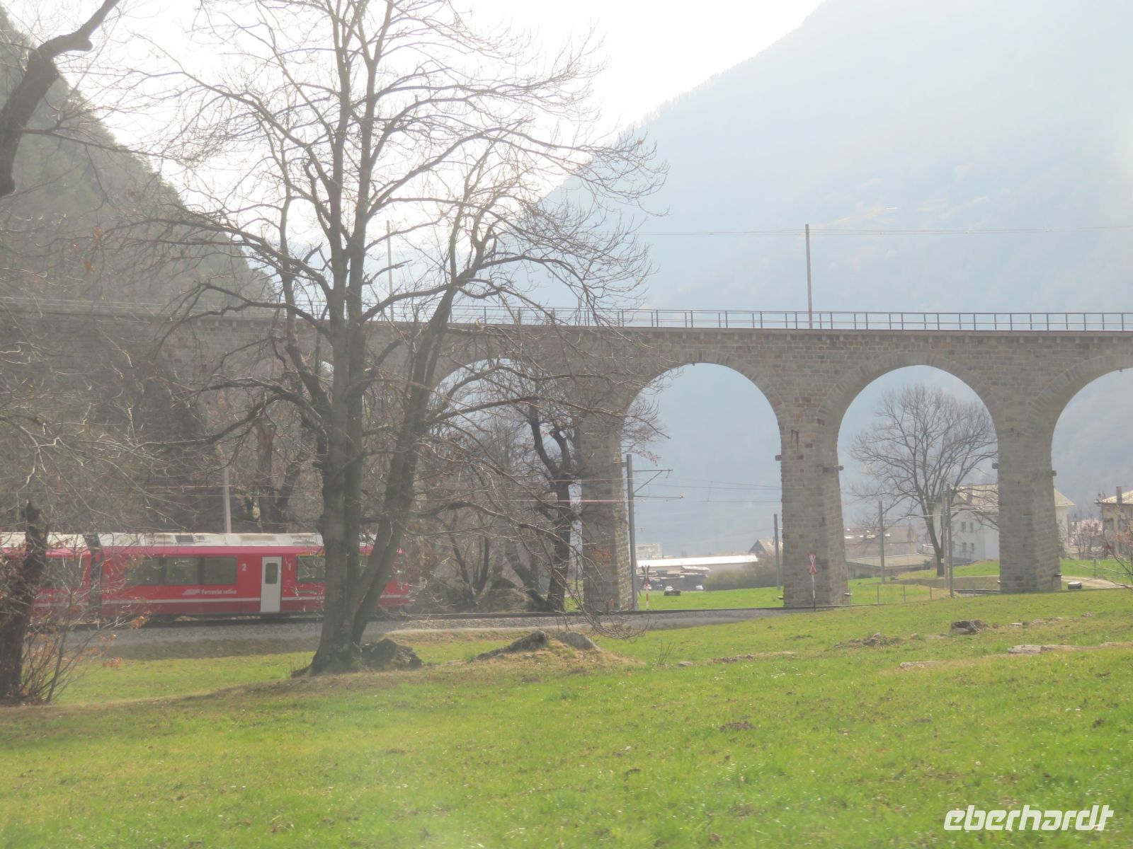 057 Fahrt mit dem Bernina-Express - Kreisviadukt Brusio