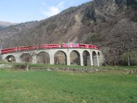 060 Rückfahrt von Tirano - Kreisviadukt Brusio