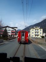 063.1 Rückfahrt von Tirano - der Zug wird zur Straßenbahn