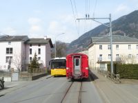 068 Rückfahrt von Tirano - der Zug wird zur Straßenbahn