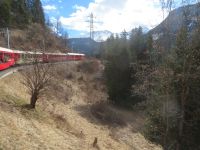 106 Fahrt mit der Arosabahn von Chur nach Arosa